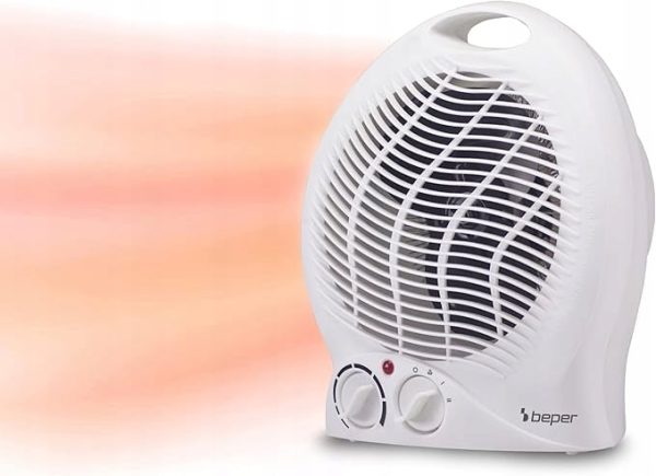 BEPER P203TER202 Grzejnik wentylatorowy z regulowanym termostatem, 2000W