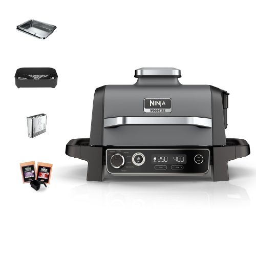 Ninja Woodfire Grill Elektryczny Czarny