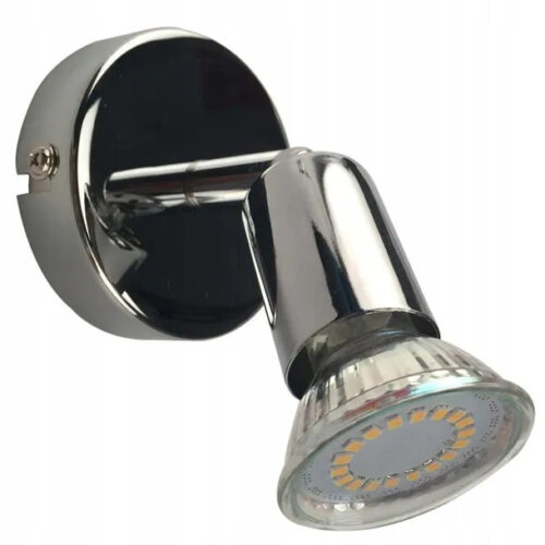 LAMPKA SPOT LIGHT KINKIET REFLEKTOR GU10 SREBRNY