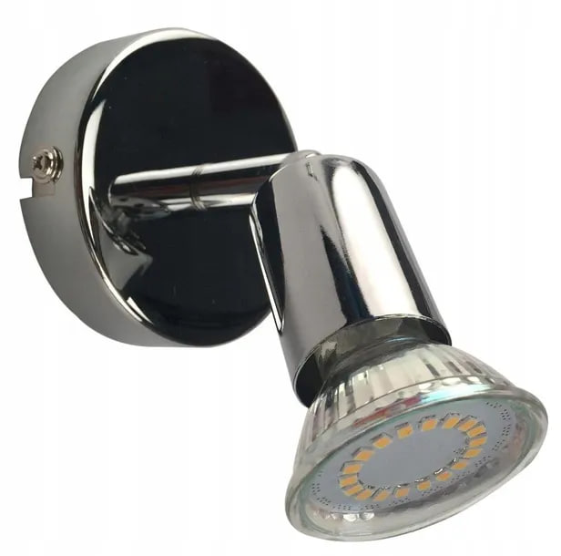 LAMPKA SPOT LIGHT KINKIET REFLEKTOR GU10 SREBRNY