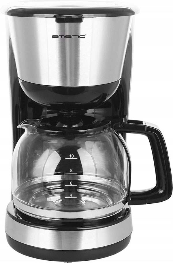 Ekspres do kawy Emerio stal nierdzewna, 1,25 L, 1000W