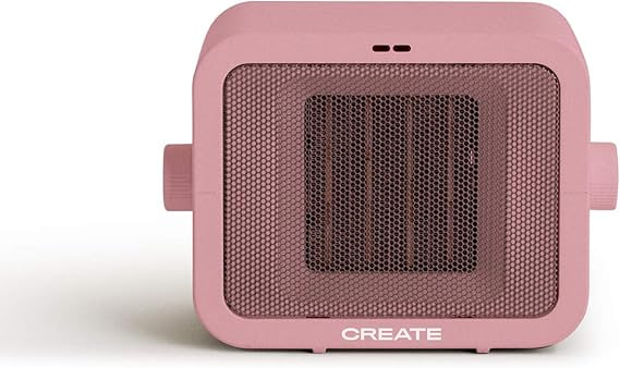 CREATE WARM BOX grzejnik ceramiczny, pastelowy różowy 1500 W