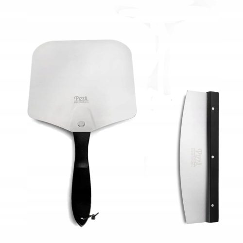 ŁOPATKA I NÓŻ DO PIZZY SZUFLA ŁOPATA 63CM Pizza Divertimento SIEKACZ TASAK
