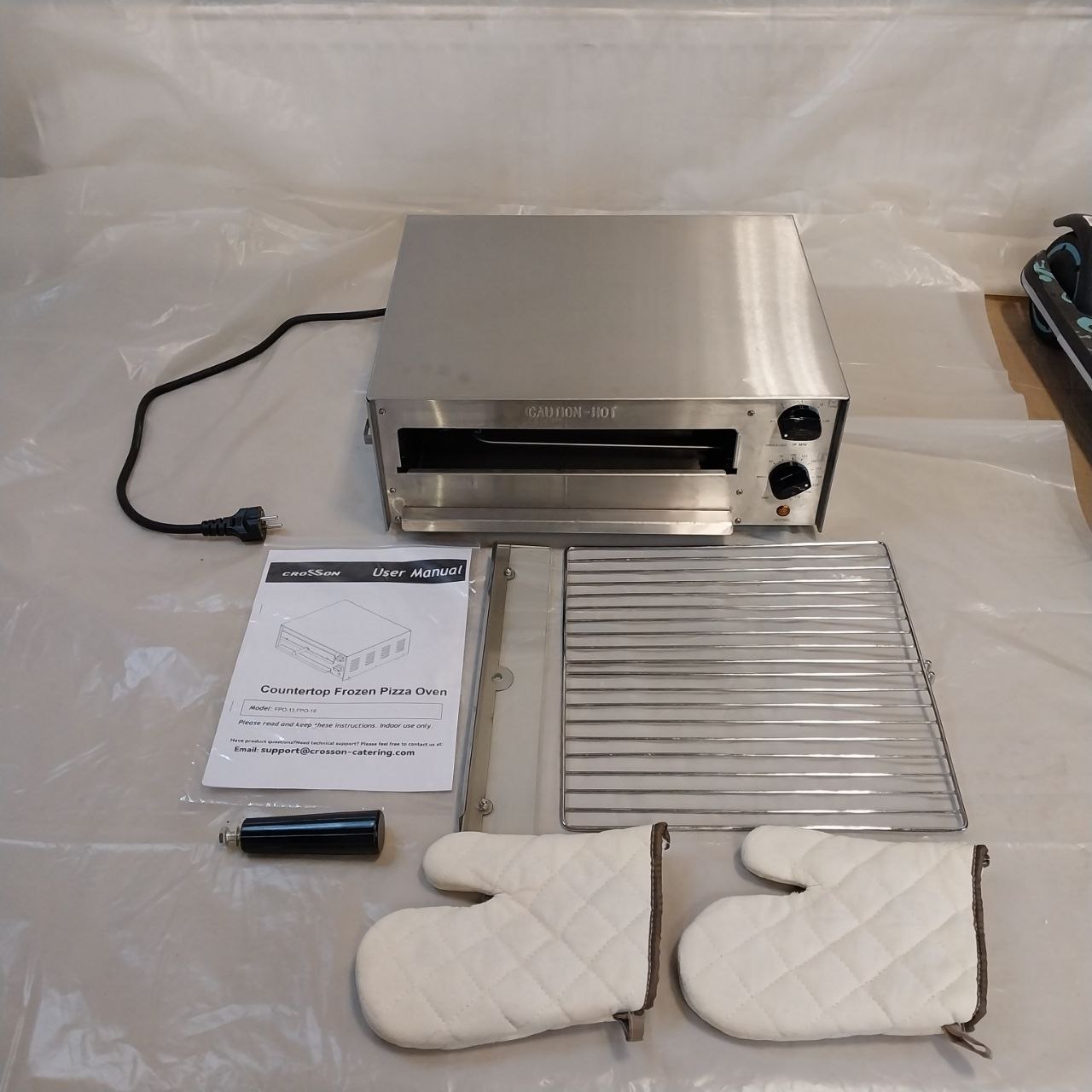 CROSSON Elektryczny piec do pizzy FPO-13, 1450 W