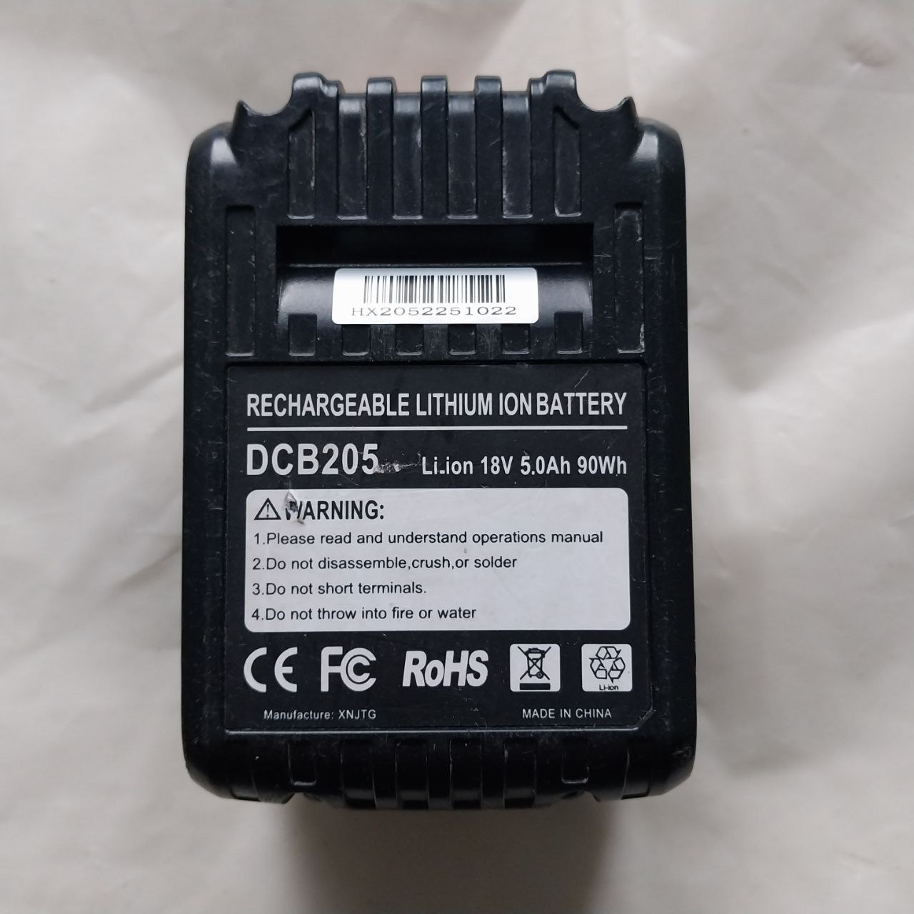 Bateria Akumulator do DeWalt DCB205 18V, 5000 mAh, 90Wh