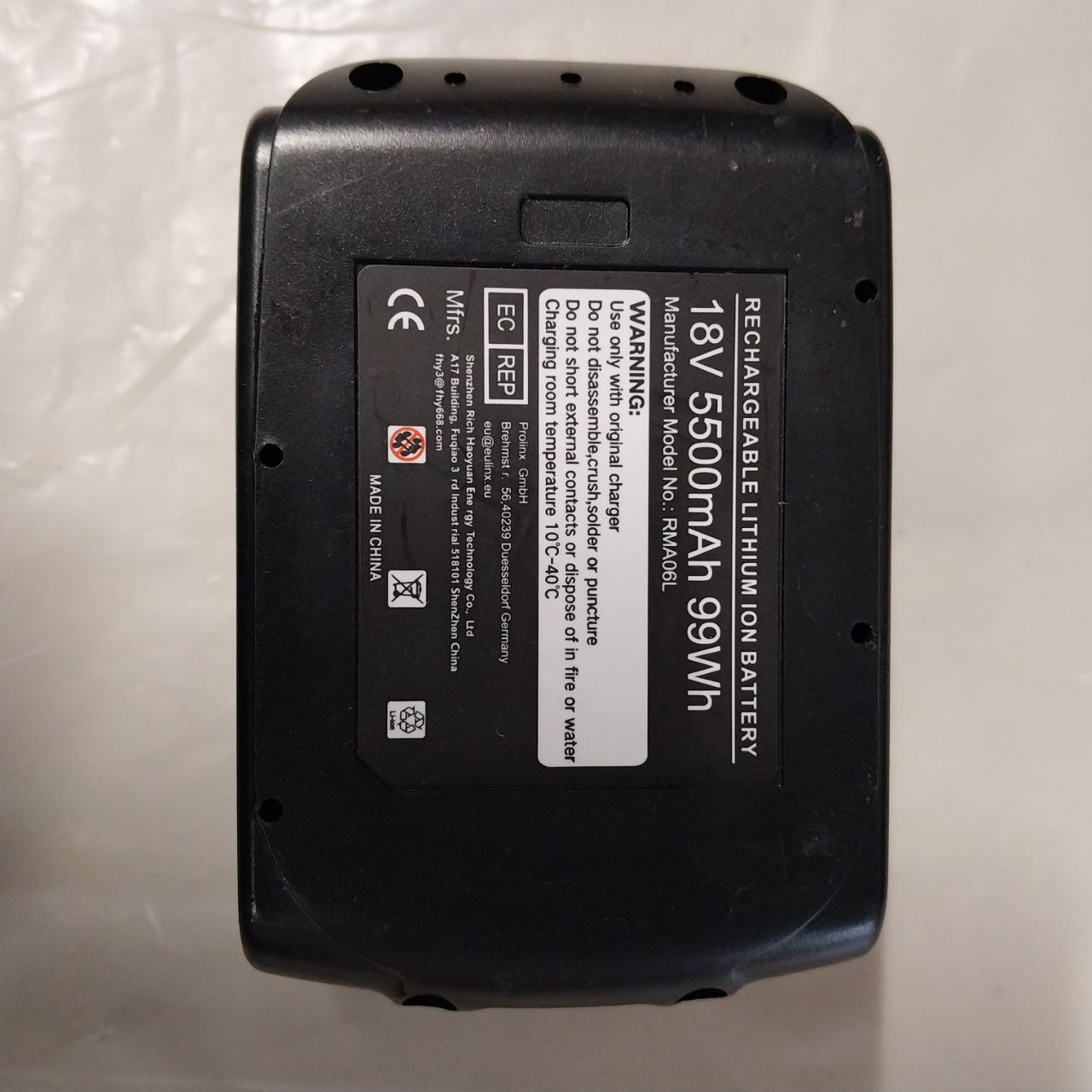 Bateria Akumulator do Makita RMA06L 18V, 5500 mAh, 99Wh