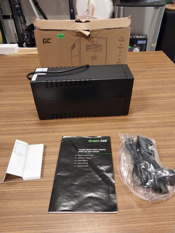 Green Cell Zasilacz Awaryjny UPS 600VA 360W Power Proof