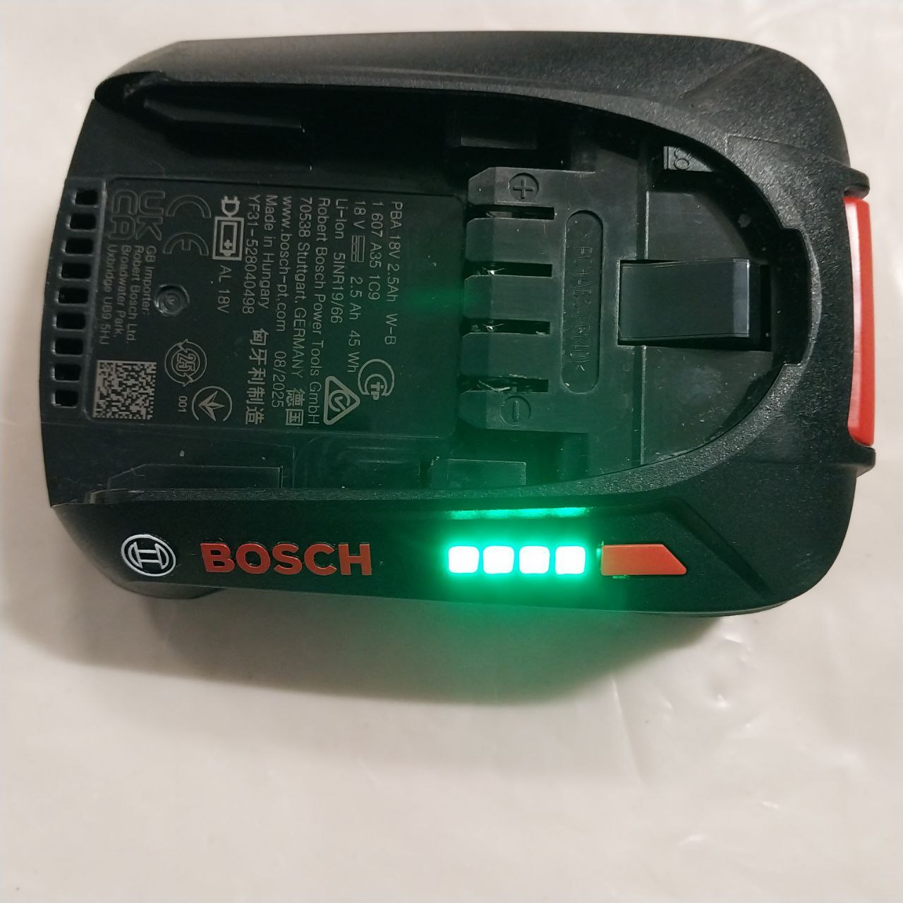 Bateria Akumulator BOSCH PBA 18V 2,5Ah 45Wh 1 607 A35 1C9