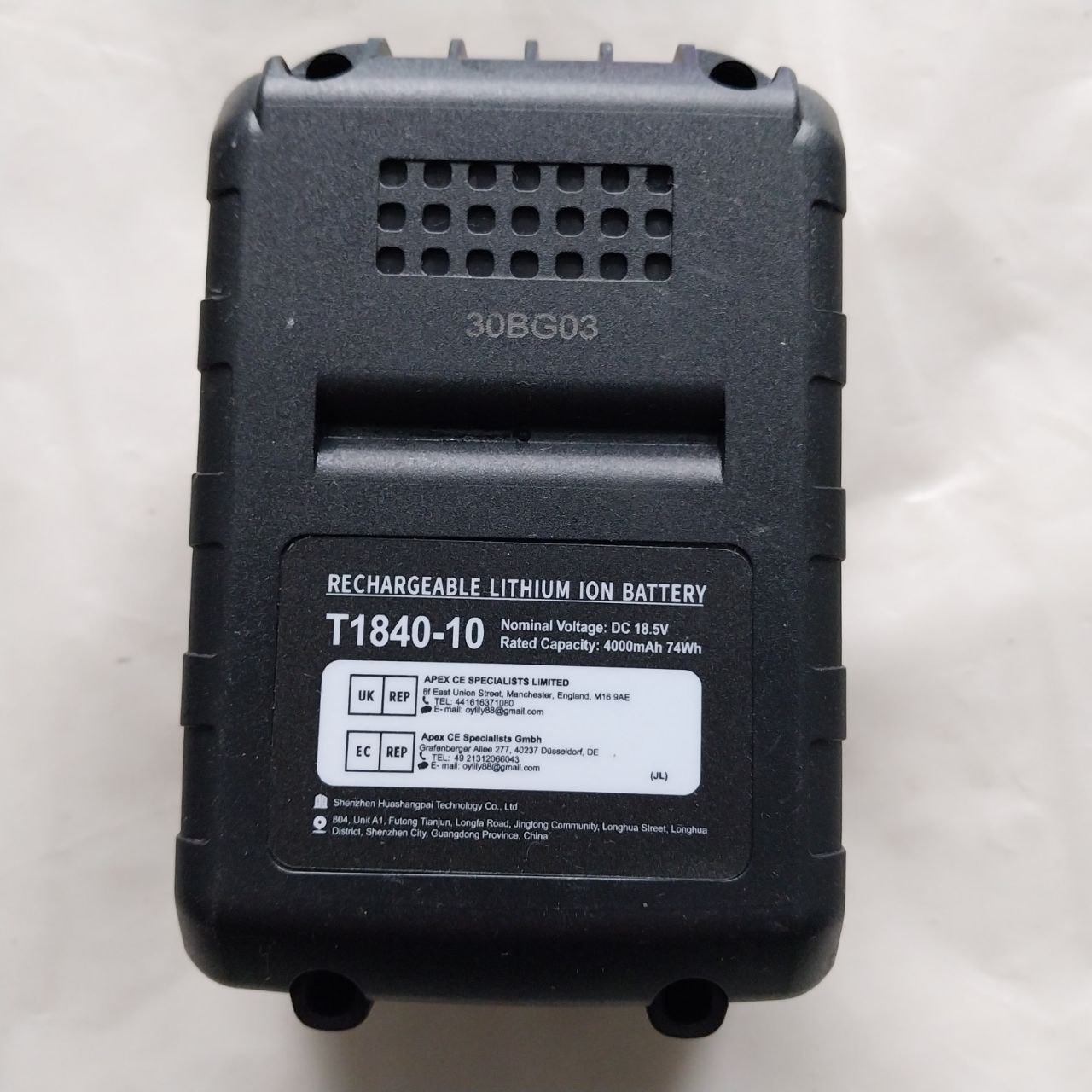 Bateria Akumulator do Makita T1840-10 21V, 4000 mAh, 74Wh
