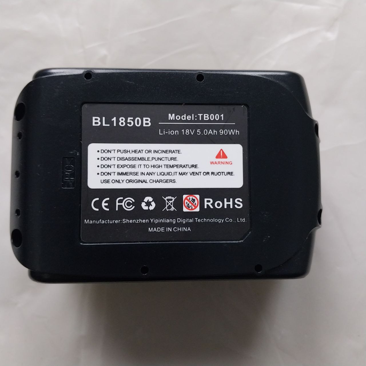 Bateria Akumulator do Makita BL1850B 18V 5.0Ah 90Wh Model TB001
