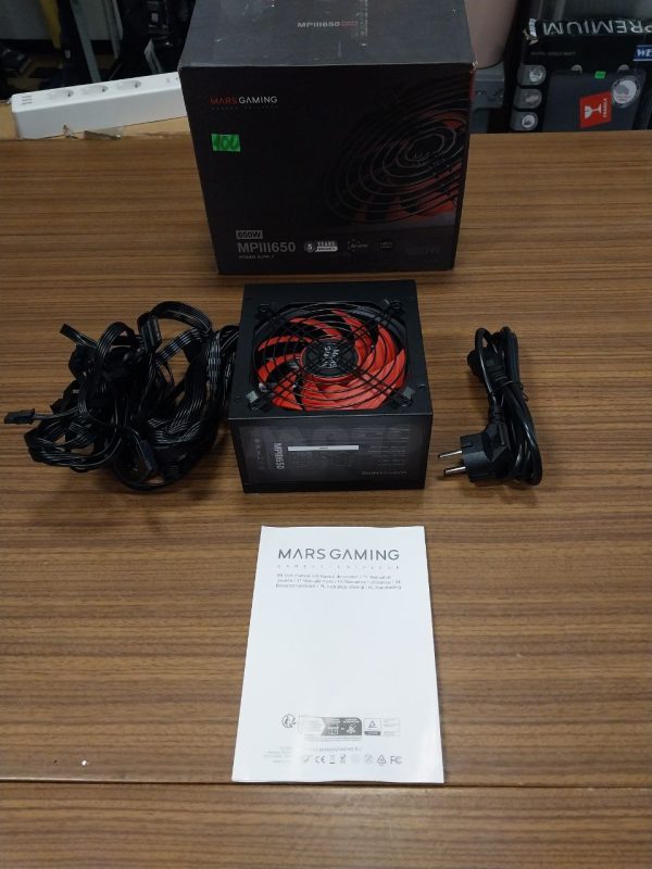 MARSGAMING MPIII650 Zasilacz PC ATX 650W