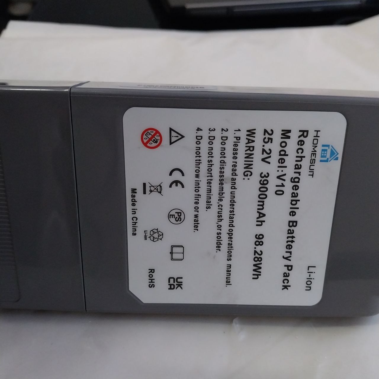 Bateria Akumulator do Dyson V10 25.2V, 3900 mAh, 98.28Wh