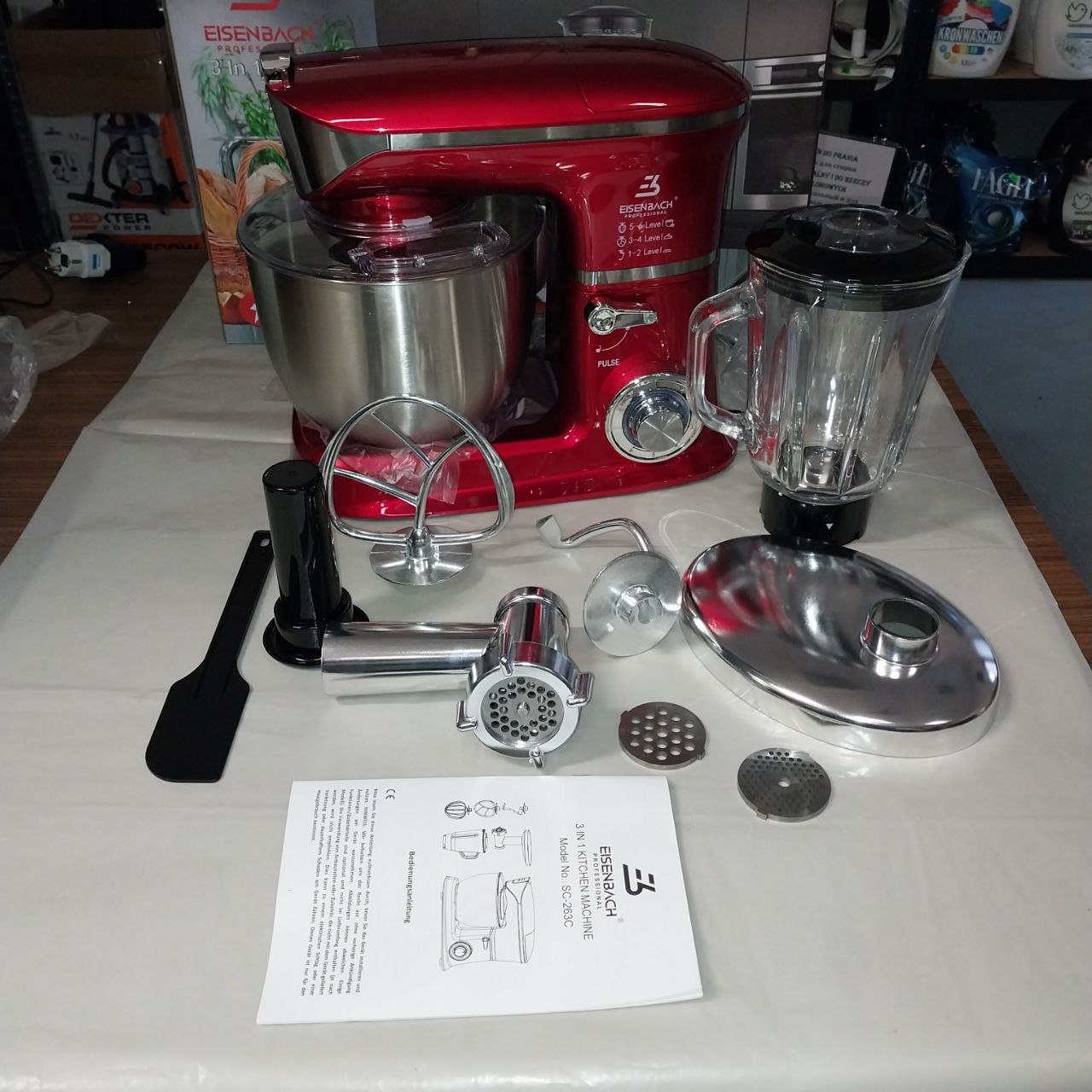 Robot planetarny EISENBACH SC-263C 3w1 2000W 6,5L Blender