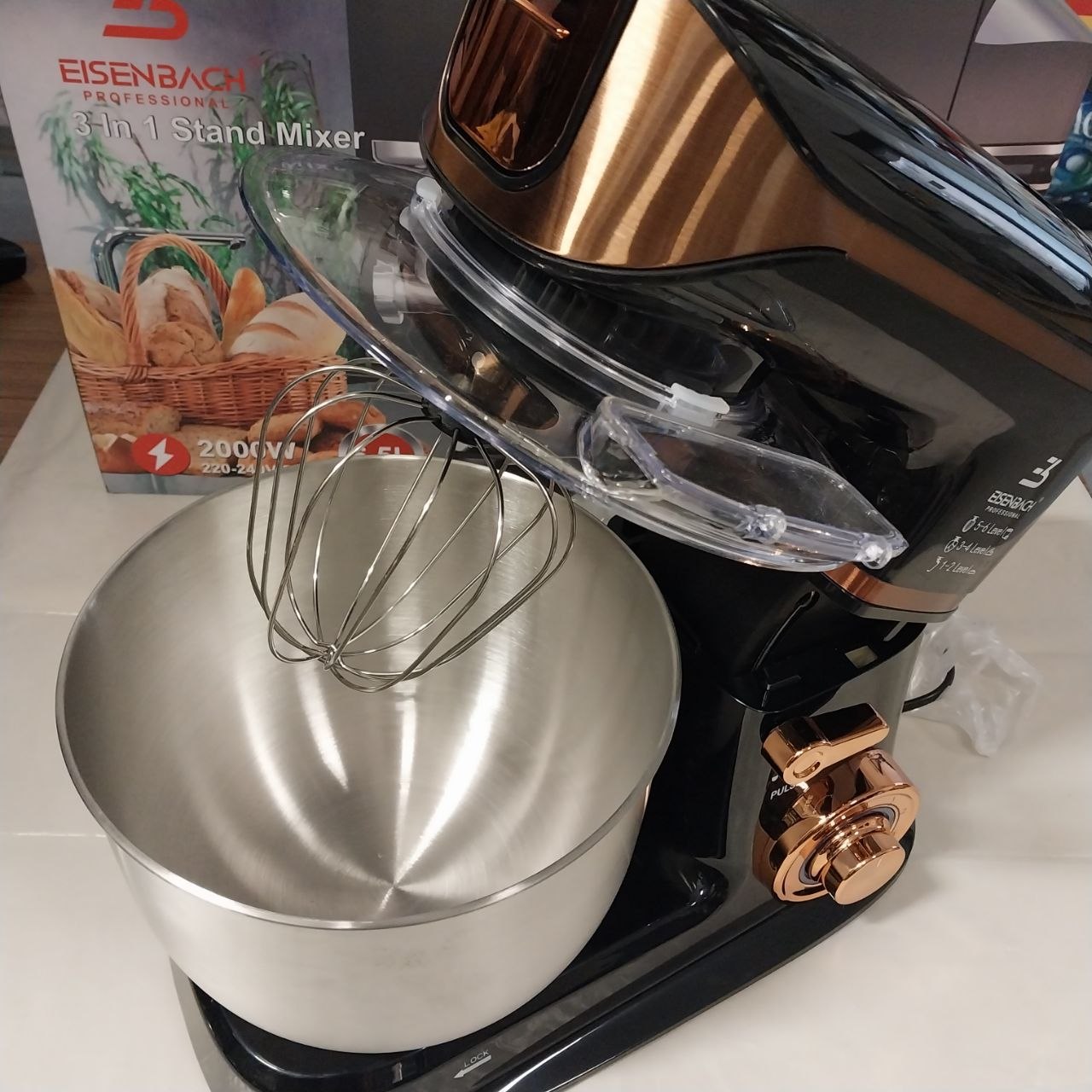 Robot planetarny EISENBACH SC-263C 3w1 2000W 6,5L Blender