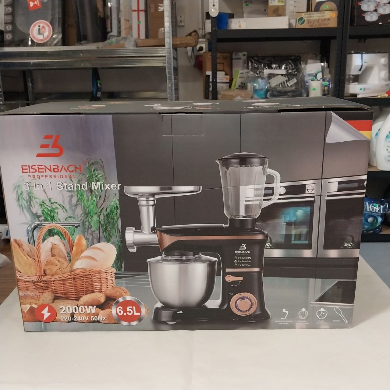 Robot planetarny EISENBACH SC-263C 3w1 2000W 6,5L Blender