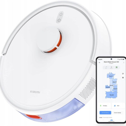 Robot sprzątający Xiaomi S20 mop odkurzanie nawigacja LDS biały