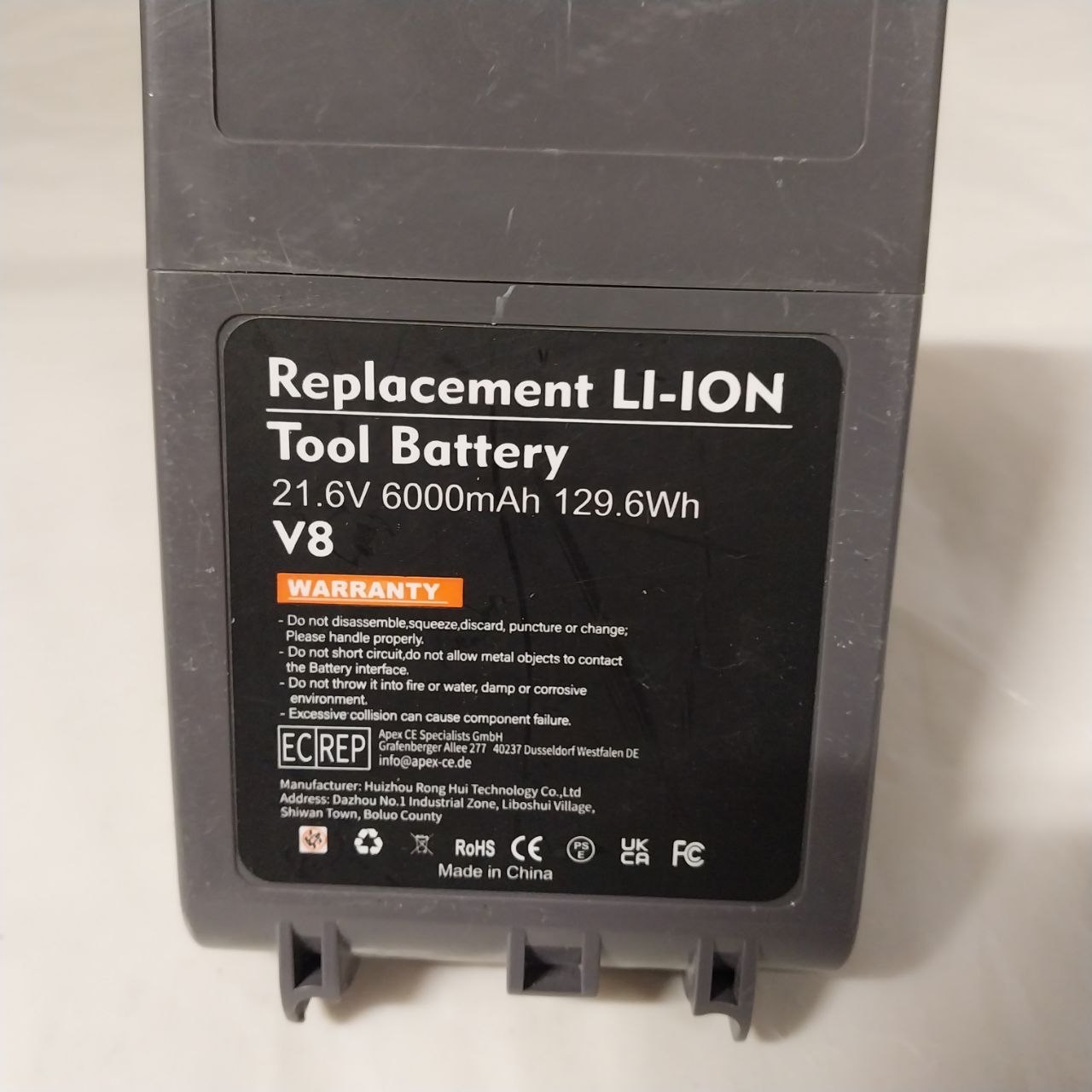 Bateria Akumulator do DYSON V8 Tool Battery 6000 mAh 21.6V