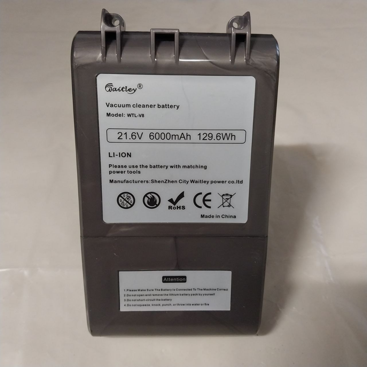 Bateria Akumulator WTL-V8 do DYSON 6000 mAh 21.6V 129.6Wh Waitley