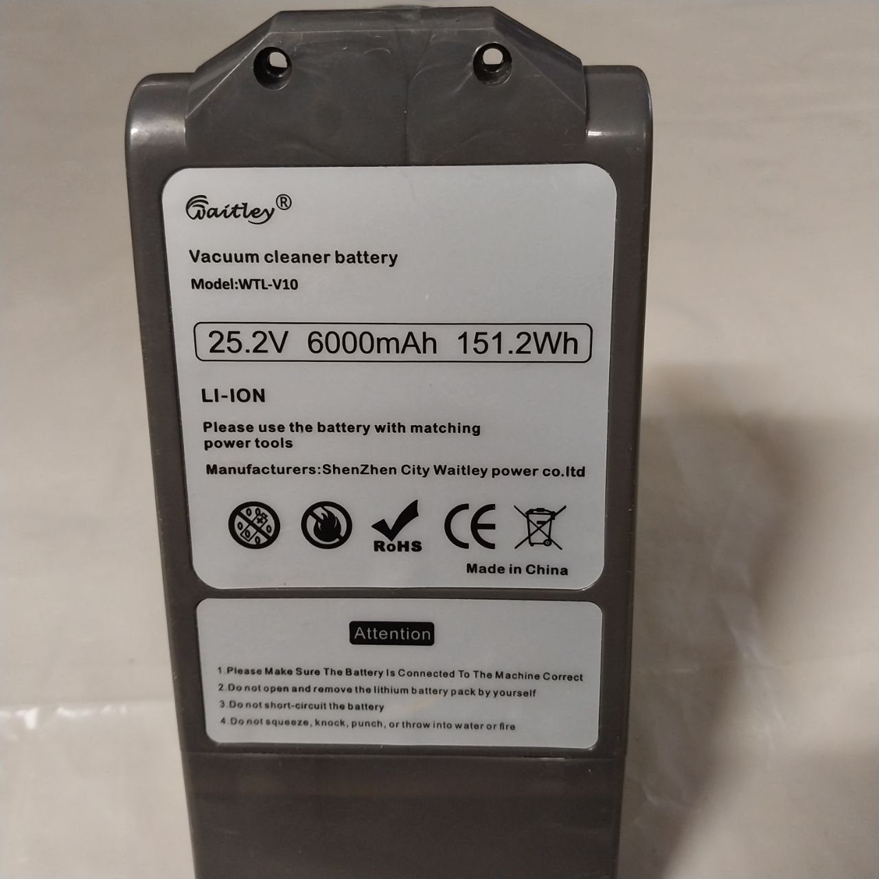 Bateria Akumulator WTL-V10 do DYSON 6000mAh Waitley